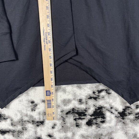 Cuddl Duds Comfortwear Cardigan Womens Size Small Black Stretch Lounge - Picture 4 of 9